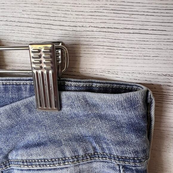 Hudson Jeans Womens Size 14 Blue Denim Straight Leg Back Flap Pockets Stretch - Picture 11 of 16